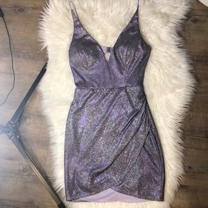 Purple sparkly dress